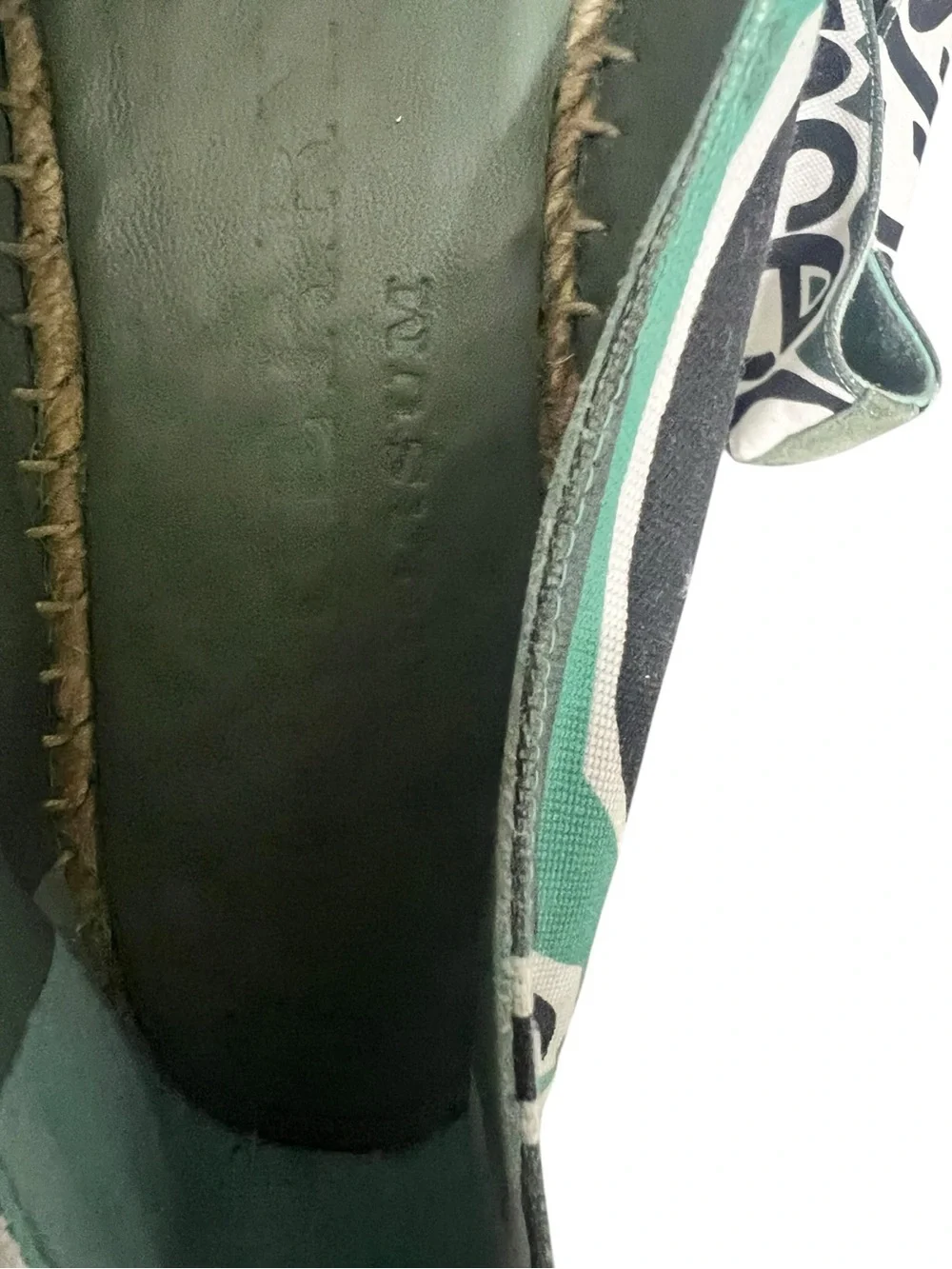 Burberry espadrille slip